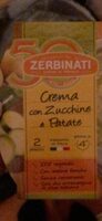 Crema con zucchine e patate