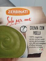 Crema con piselli
