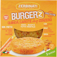 Burger'Z Quinoa Carote al profumo di Zenzero