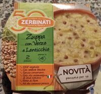 Zuppa con verze e lenticchie