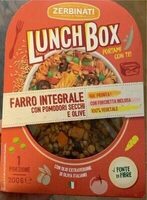 Farro integrale con pomodori secchi e olive