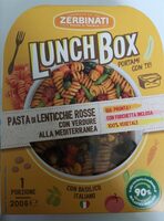Lunchbox lenticchie rosse con verdure