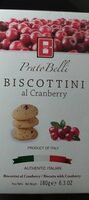 Biscottini al cranberry