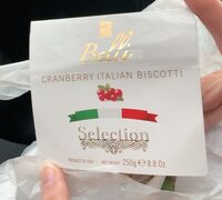 Cranberrry italian biscotti