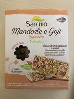 Sarchio Snack Mandorle E Goji
