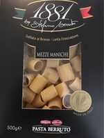 Mezze Maniche - Pâtes de semoule de blé dur