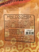 Mini colomba aux pepites de fraises