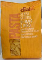 Pasta senza glitine di mais e riso