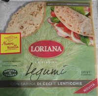 La piadina legumi