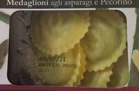 Medaglioni agli asparagi e pecorino