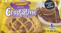 Crostatine con crema al cacao