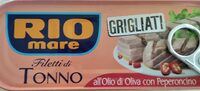 Filetti di tonno grigliato all'olio di oliva con peperoncino