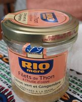 Filets de thon à l'huile d'olive citron vert et gingembre