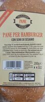 Pane per Hamburger con semi di sesamo