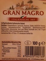 Luftgetrocknete italienische Salami