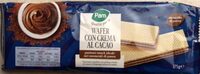 Wafer con crema al cacao