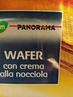 Wafer con crema alla nocciola