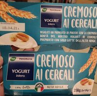 Yogurt cremoso ai cereali