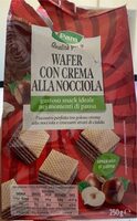 Wafer con crema alla nocciola