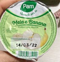 Purea di mela e banana