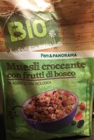 Muesli croccante con frutti di bosco