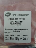 Prosciutto cotto alta qualità