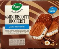 6 mini biscotti ricoperti (gusto stracciatella)