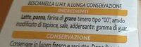 Besciamella pronta per cucinare