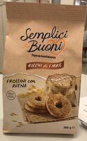 Frollini con avena ricchi di fibre