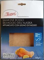 Salmone rosso selvaggio dell'Alaska