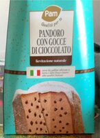 Pandoro con gocce di cioccolato