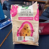 Frollini con gocce di cioccolato