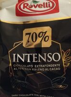 Cioccolato extrafondente al 70% con cacao