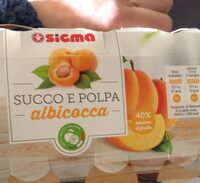 Succo e polpa di albicocca