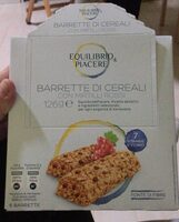Barrette di cereali con mirtilli rossi