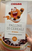 Palline di cereali al cacao