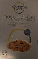 Fiocchi di riso e frumento integrale con cioccolato