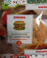 Maxi Panini per Hamburger con Sesamo