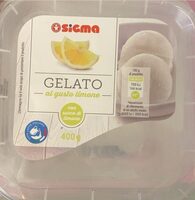 Gelato al gusto di limone