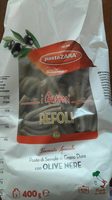 Pates de semoule de grain dure aux olives noires
