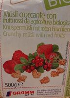Knuspermüsli mit roten Früchten