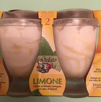 Limone Gelato al limone variegato con salsa al limone