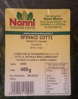 Spinaci cotti