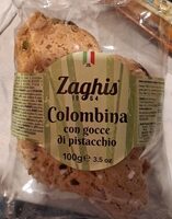 Colomba con gocied di pistacchio
