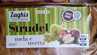 Strudel mele e uvetta