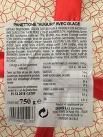 Panettone Auguri avec Glace