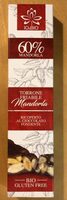 Torrone friabile bio alla mandorla ricoperto di cioccolato