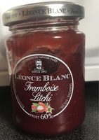 Confiture framboise litchi