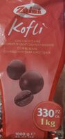 Chicchi di caffè ricoperti di cioccolato fondente