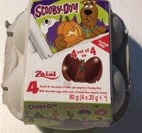 4 ovetti cioccolato Scooby-Doo